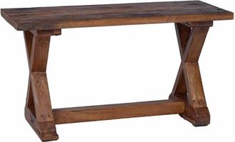 vidaXL Bench Natural 85 x 35 x 47 cm Solid Reclaim wood vidaXL