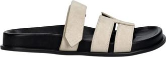 Valentino Schoenen, Dames, Zwart, 40 EU, Leer, Resort Slide
