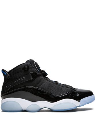 Nike Jordan Jordan 6 Rings sneakers - unisex - Rubber/Patent Leather/Nylon/Polyamide/Polyamide/Polyester/Rubber - 10.5 - Black