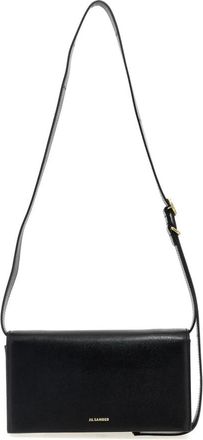 Jil Sander Bolso de Hombro de Piel - Bags - Mujer - Negro - ONE SIZE