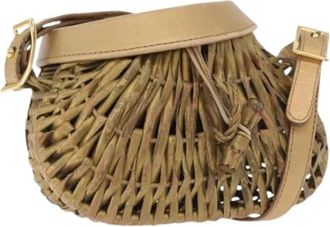 Bottega Veneta Pre-owned Vintage Shoulder Bag - Dames - Vintage Tas - Beige - ONE Size - Leer - Vintage