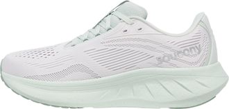 Saucony Ride 18 Womens Running Shoes, White/Coral - 7.5 UK