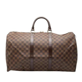 Louis Vuitton Pre-owned Weekend Bags, female, Brown, Size: ONE SIZE Pre-owned Keepall 50