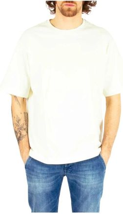 Dondup T-shirt - Heren - T-shirts - Wit - L - Tops