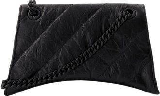 Balenciaga Crush Chain S Shoulder Bag Black