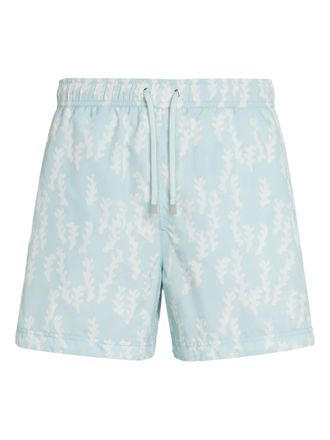 Ermenegildo Zegna printed swim shorts - Blue