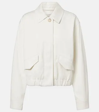 Vince Cotton twill blouson jacket