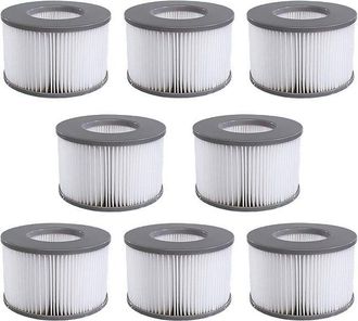 No Brand Paquete De 8 Cartuchos De Filtro Para Piscinas Y Spas Marinos Whirlpool Mspa (modelos De 2020 En Adelante)