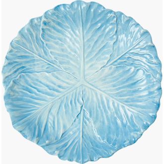 Mrs. Alice Serena Cabbage Dinner Plate in Blue at Nordstrom
