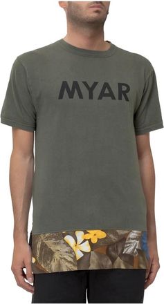 Myar T-Shirts - Heren - T-shirts - Groen - M - Tops
