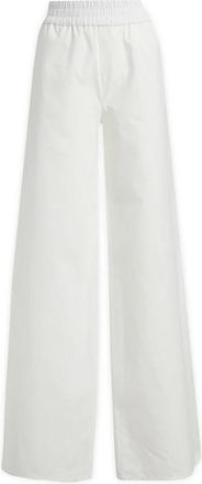 Dsquared2 Wijde broek - Dames - Wijde Broeken - Wit - S - Katoen - Broeken