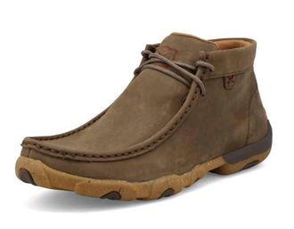 Twisted X Boots Womens Classic Chukka Driving Moc Shoe In Shitake