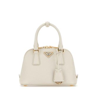 Prada White Leather Handbag
