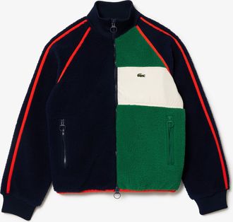 Lacoste Womens Lacoste Full-Zip Sweatshirt in Navy