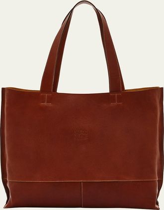 IL BISONTE Valentina Vachetta Leather Tote Bag