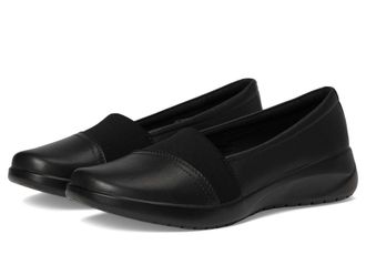 Clarks Womens Kaetlyn Rhea Loafer, Black Leather, 4 UK