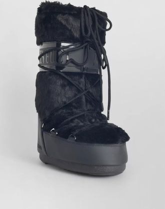 Moon Boot faux fur calf-length boots