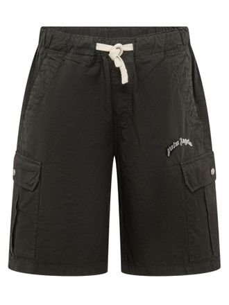 Palm Angels Black Logo Shorts