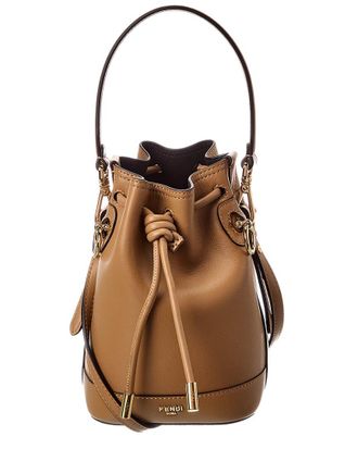 Fendi Fendi Mon Tresor Mini Leather Bucket Bag