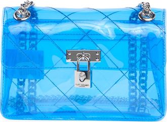 Kurt Geiger Mini Brixton Vinyl Crossbody Bag in Blue at Nordstrom Rack
