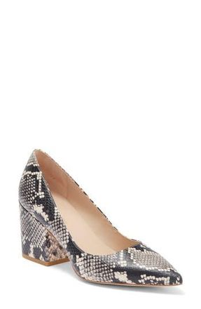 Stuart Weitzman Ave 75 Croc Embossed Pump in Natural at Nordstrom Rack, Size 5.5