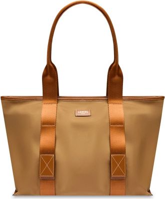 Lancel Cabas Mistral Pliable - Dames - Shoppers - Beige - ONE Size - Leer - Tassen