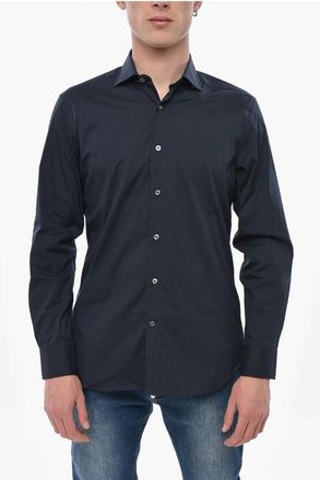 Laboratorio del Carmine Cotton Poplin Shirt SALVIATI With French Collar size 40