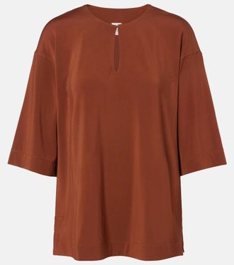 Max Mara Giglio keyhole oversized top