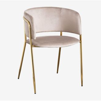 Sklum Sklum - Pack De 4 Sillas De Comedor Tapizadas Nalon