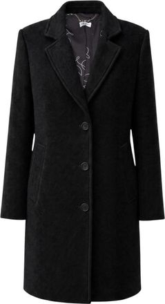 Liu Jo Midi Jas - Dames - Mantel - Zwart - XS - Wol - Jassen