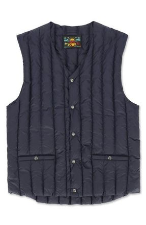 Fortela Birdie Quilted Nylon Vest in Dark Blue at Nordstrom, Size Xx-Large