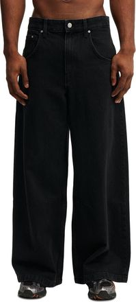 Cotton On Mens Y2k Super Baggy Jean in Dire Black at Nordstrom, Size 26 32