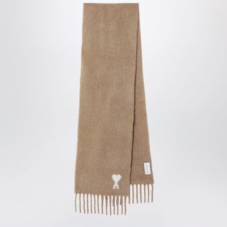 Ami Sciarpa Ami de Coeur beige in misto alpaca