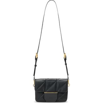 AllSaints Jupiter Quilted Leather Crossbody Bag in Black at Nordstrom