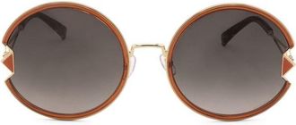 Missoni Ladies Brown Round Sunglasses MIS 0074/S