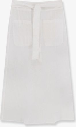 Toteme Gonna Tie-Waist in cotone e lino - TOTEME - gender_Woman