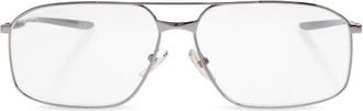 Balenciaga Rechthoekige Zonnebril - Heren - Zonnebrillen - Grijs - ONE Size - Accessoires