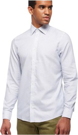 Brooks Brothers Ainsley Kraag Overhemd - Heren - Zakelijke Overhemden - Blauw - L - Katoen - Overhemden