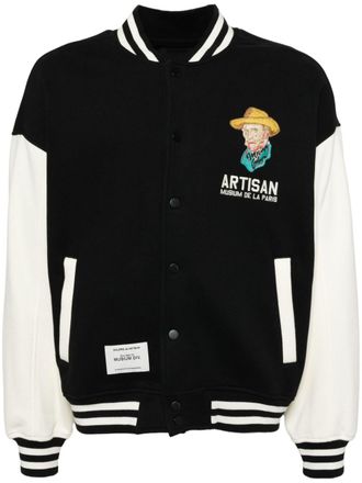 Musium Div. Bomber con ricamo - Nero