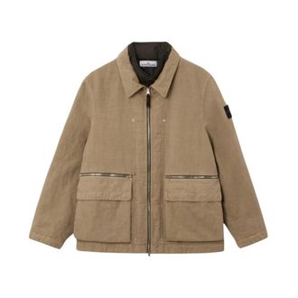 Stone Island Hombre, Chaquetas, Beige, Talla: M