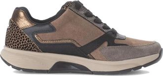 Gabor Rollende Sneaker - Bruin Su&egrave;de - Dames - Sneakers - Bruin - 35 1/2 EU - Su&egrave;de - Schoenen