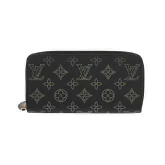 Louis Vuitton Pre-owned Wallets, female, Black, Size: ONE SIZE Pre-owned Mahina Long Wallet