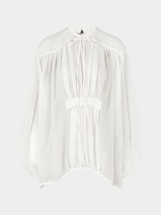 Les Vacances d'Irina The Hazy Nipple Silk Shirt One Size