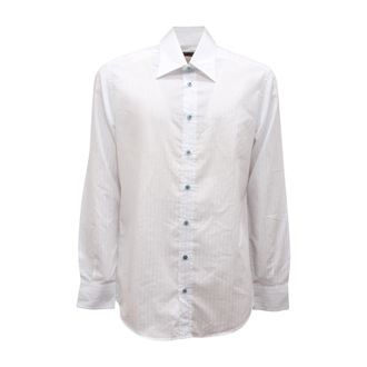 Dolce & Gabbana Camicia - Heren - Zakelijke Overhemden - Wit - XL - Overhemden
