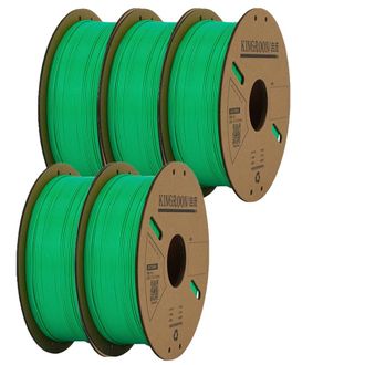OEM Filamento Para Impresora 3d, 1,75 Mm De Di&aacute;metro, 300 M De Longitud, 5 Rollos, Verde
