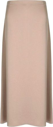 Max Mara Angelo Midi Rok - Dames - Midirokken - Roze - S - Polyester - Rokken