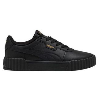 Puma Dames/Dames Carina 3.0 Leren Trainers (Zwart)