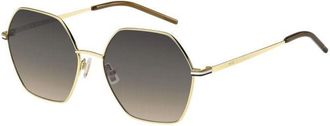 BOSS Boss 1589/S J5G/PR Womens Sunglasses Gold Size 57