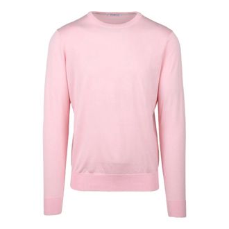 People of Shibuya Round-neck Knitwear, male, Pink, Size: L Maglioncino Girocollo