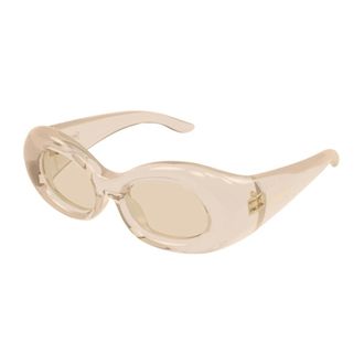 Saint Laurent SL 968 Zonnebril - Dames - Accessoires - Beige - Maat: 54 MM Nylon